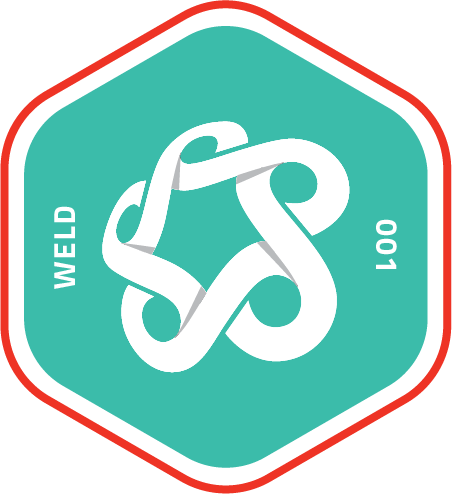 WELD 001 Badge