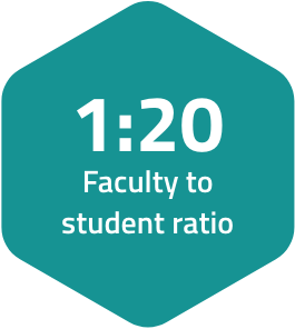 One to twenty faculty to student ratio at SAIT
