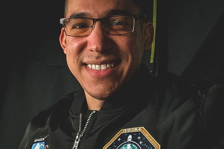A man in Space X uniform